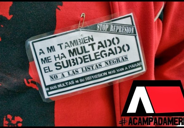 Imagen de cabecera de Solidaridad contra la represión a los Campamentos Dignidad