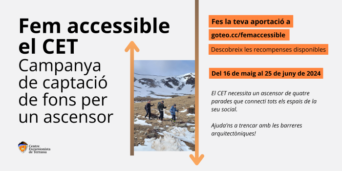 Comença la campanya 'Fem accessible el CET'!